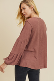 Lottie Waffle Knit Top