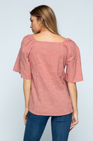 Effie Embroidered Top