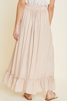 Tori Tie-front Maxi Skirt