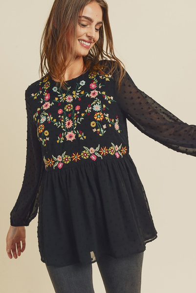 Nylah Embroidered Blouse