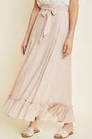 Tori Tie-front Maxi Skirt
