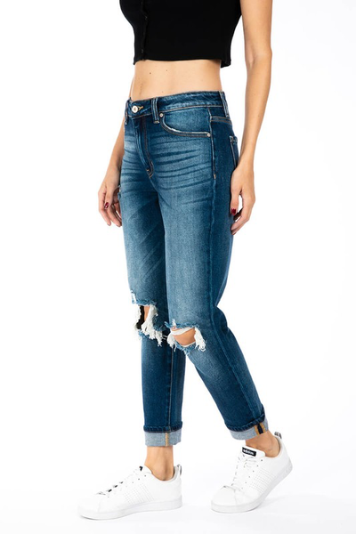 Kancan Teegan Denim-Med Dark Wash