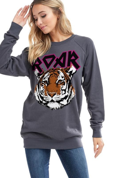 Roar Tiger Graphic Sweatshirt