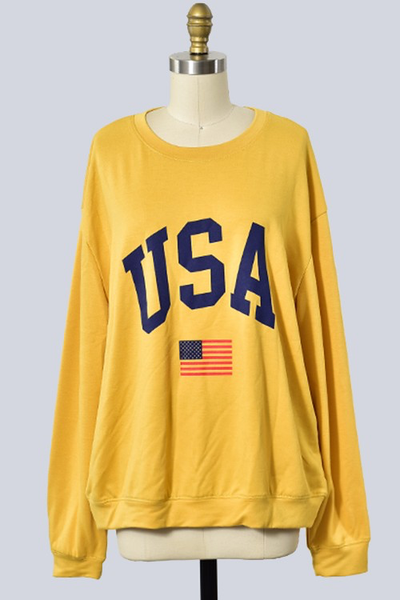USA Print Sweatshirt