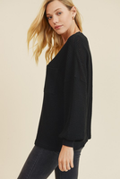 Kiara Waffle Knit Top