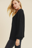 Kiara Waffle Knit Top