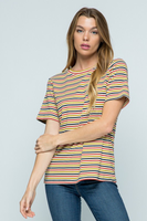 Britta Striped Knit-T