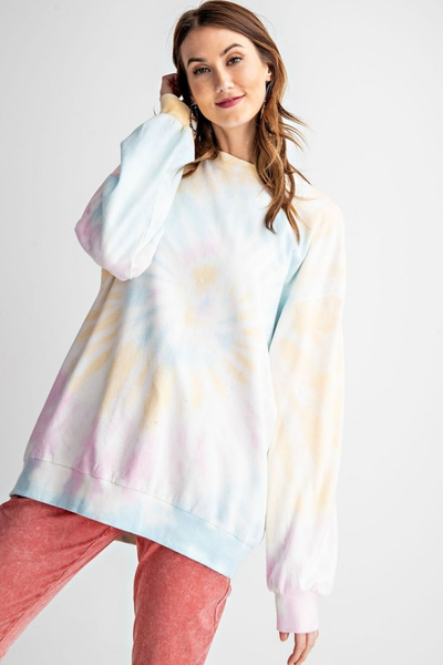 Journee Tie Dye Pullover