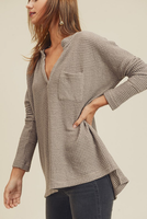 Ellison Waffle Knit Top