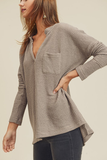 Ellison Waffle Knit Top