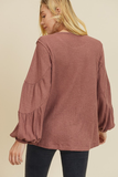 Lottie Waffle Knit Top