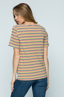 Britta Striped Knit-T