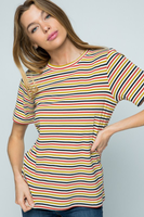 Britta Striped Knit-T