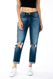 Kancan Teegan Denim-Med Dark Wash