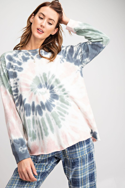 Sage Tie Dye Pullover