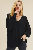 Kiara Waffle Knit Top