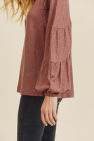 Lottie Waffle Knit Top