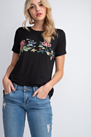 Bev Embroidered Tee